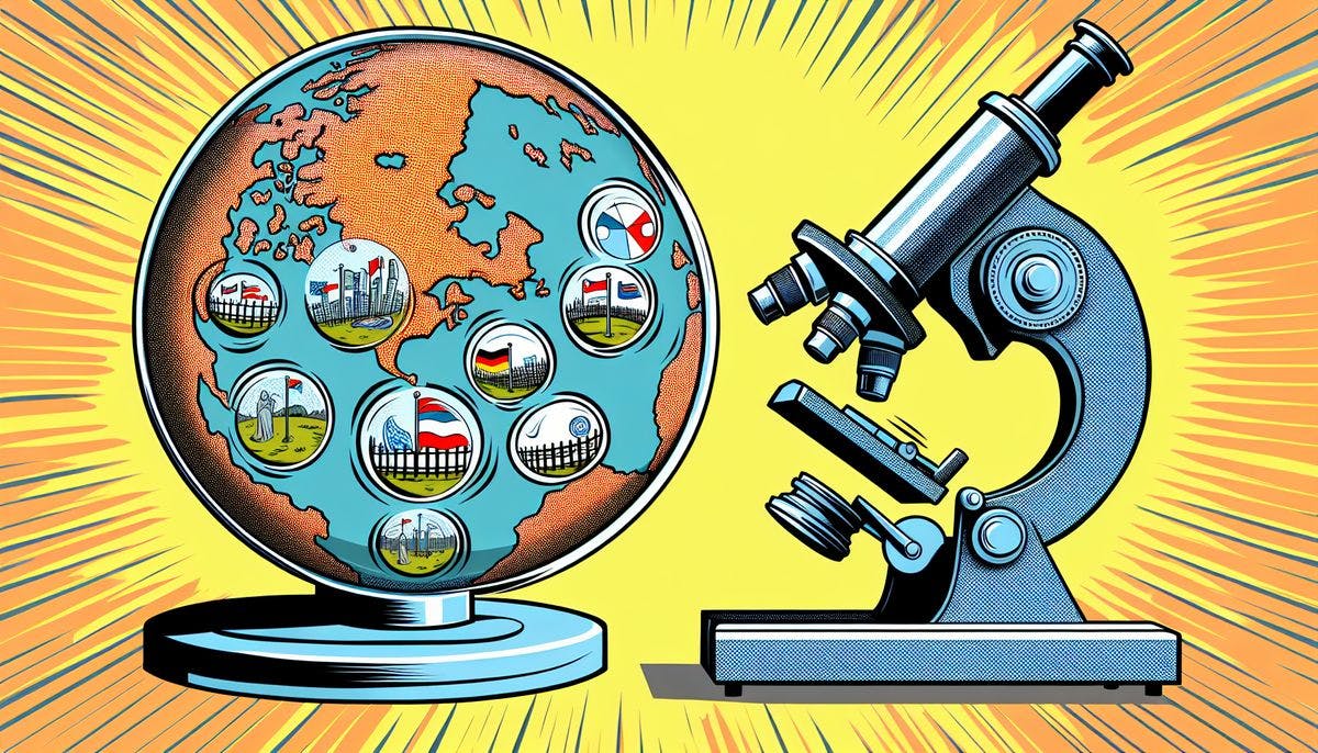 World Events under the Microscope: Making Sense of scripted Hegemonic Shifts