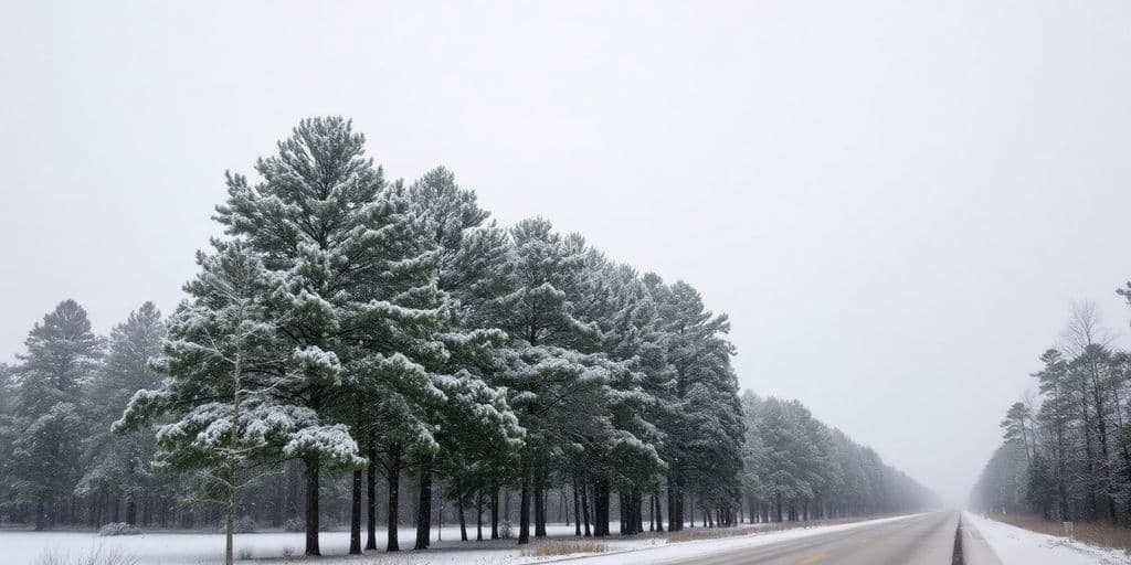 Winter Storm Brings Rare Snowfall to Northwest Florida